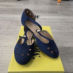 Blue Suede Women's Shoes